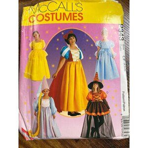 McCall's Costumes Pattern P343 Children's Storybook Dresses Sizes 2-14